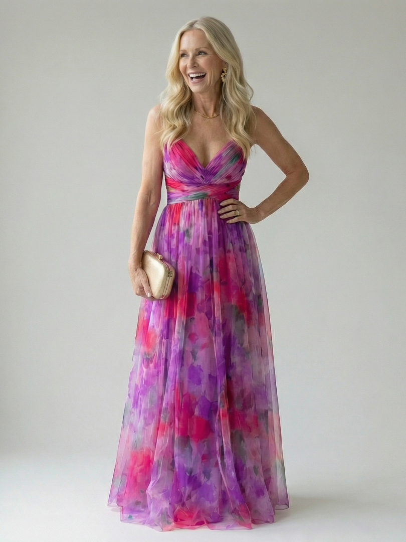 Isabel | Vestido maxi envolvente ligero y elegante