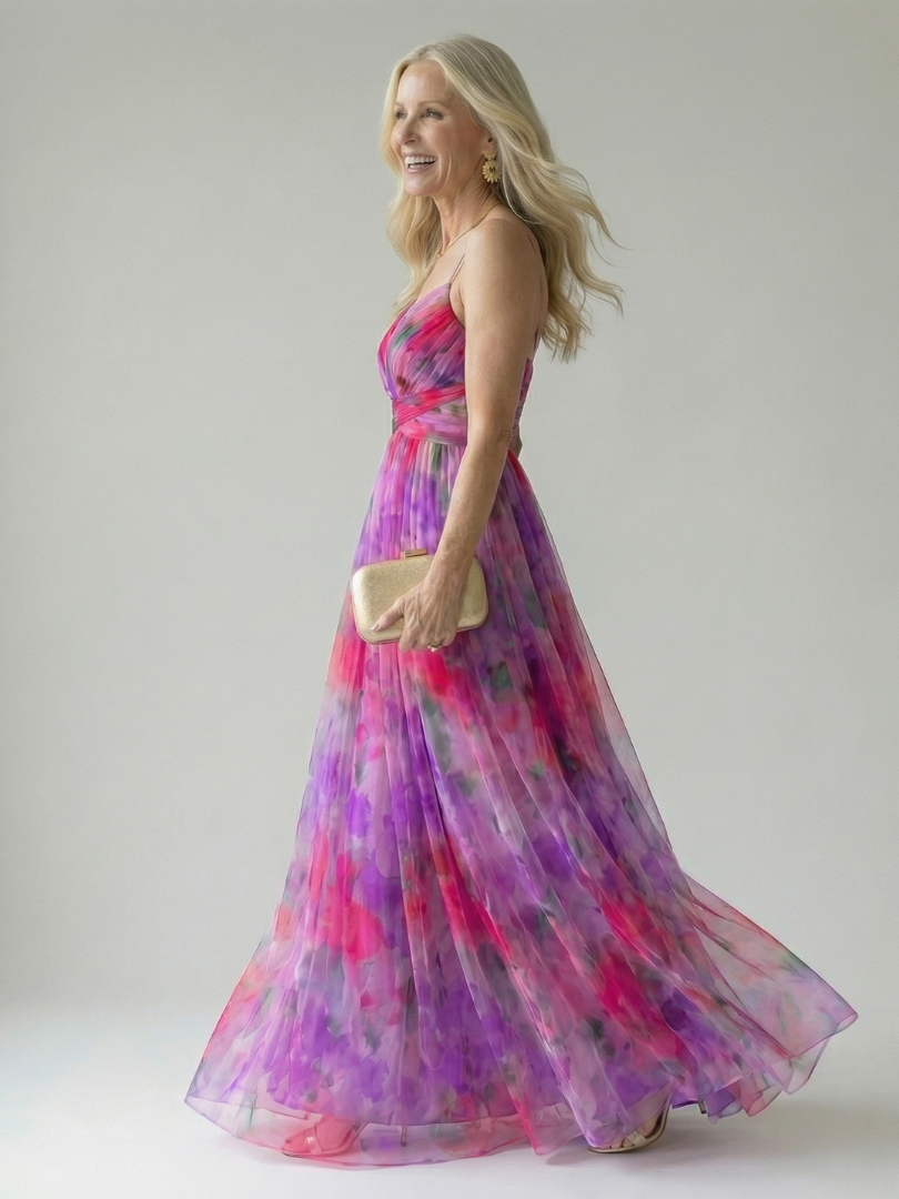 Isabel | Vestido maxi envolvente ligero y elegante