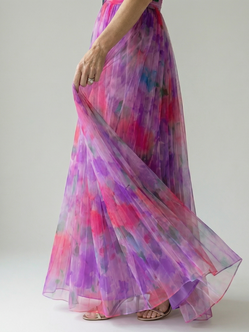 Isabel | Vestido maxi envolvente ligero y elegante