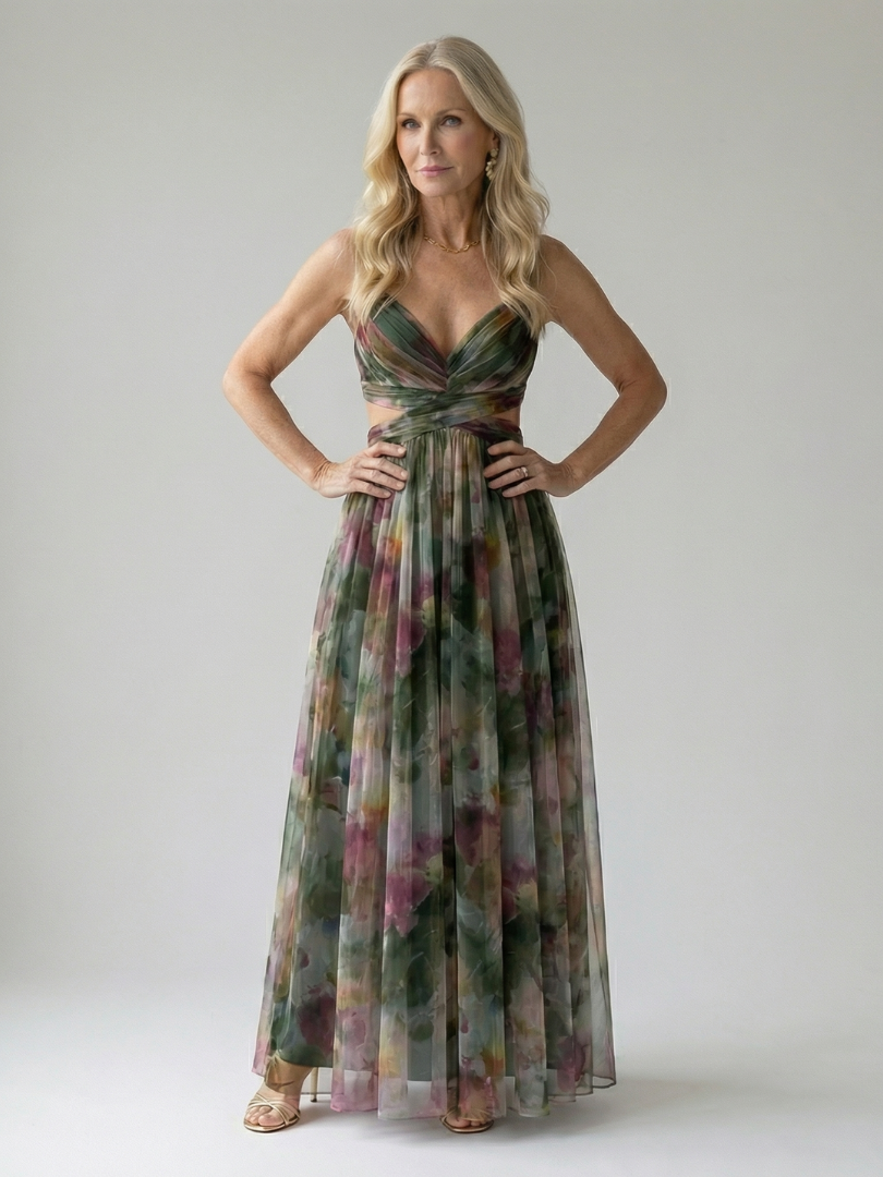 Isabel | Vestido maxi envolvente ligero y elegante