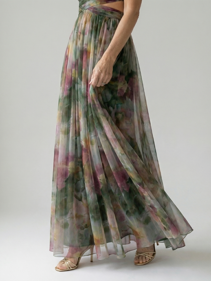 Isabel | Vestido maxi envolvente ligero y elegante