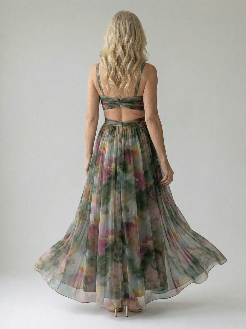 Isabel | Vestido maxi envolvente ligero y elegante