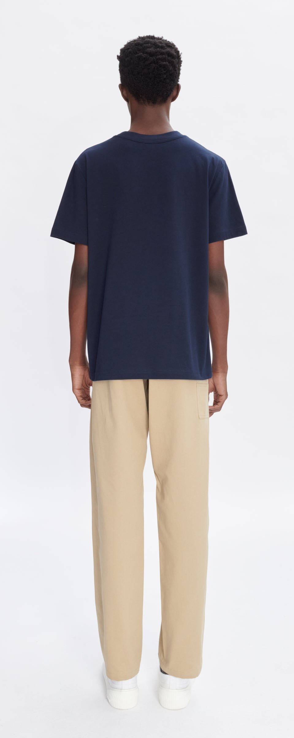 Camiseta de hombre A.P.C. de manga corta – Modelo COHBM-M26384, azul marino