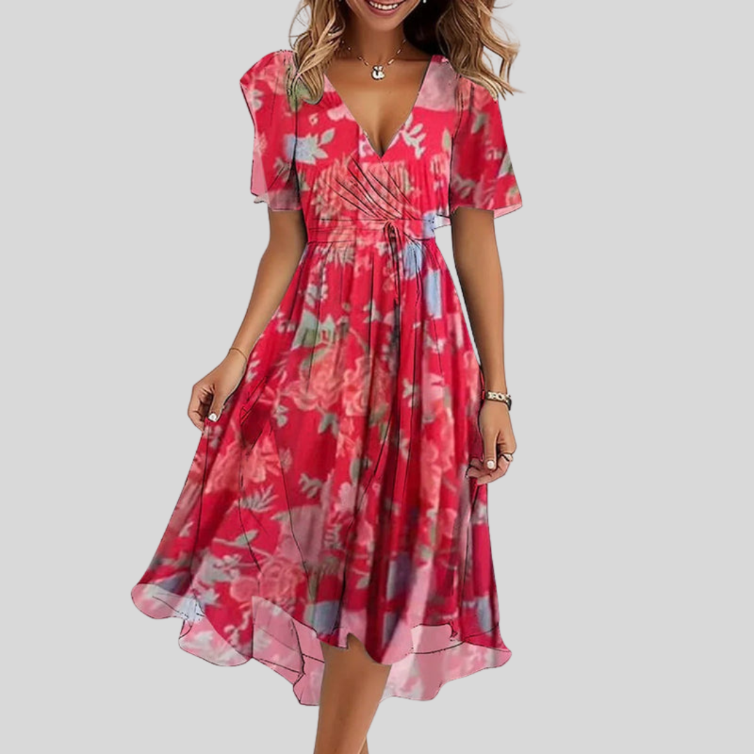 Noa | Vestido midi elegante con encanto atemporal