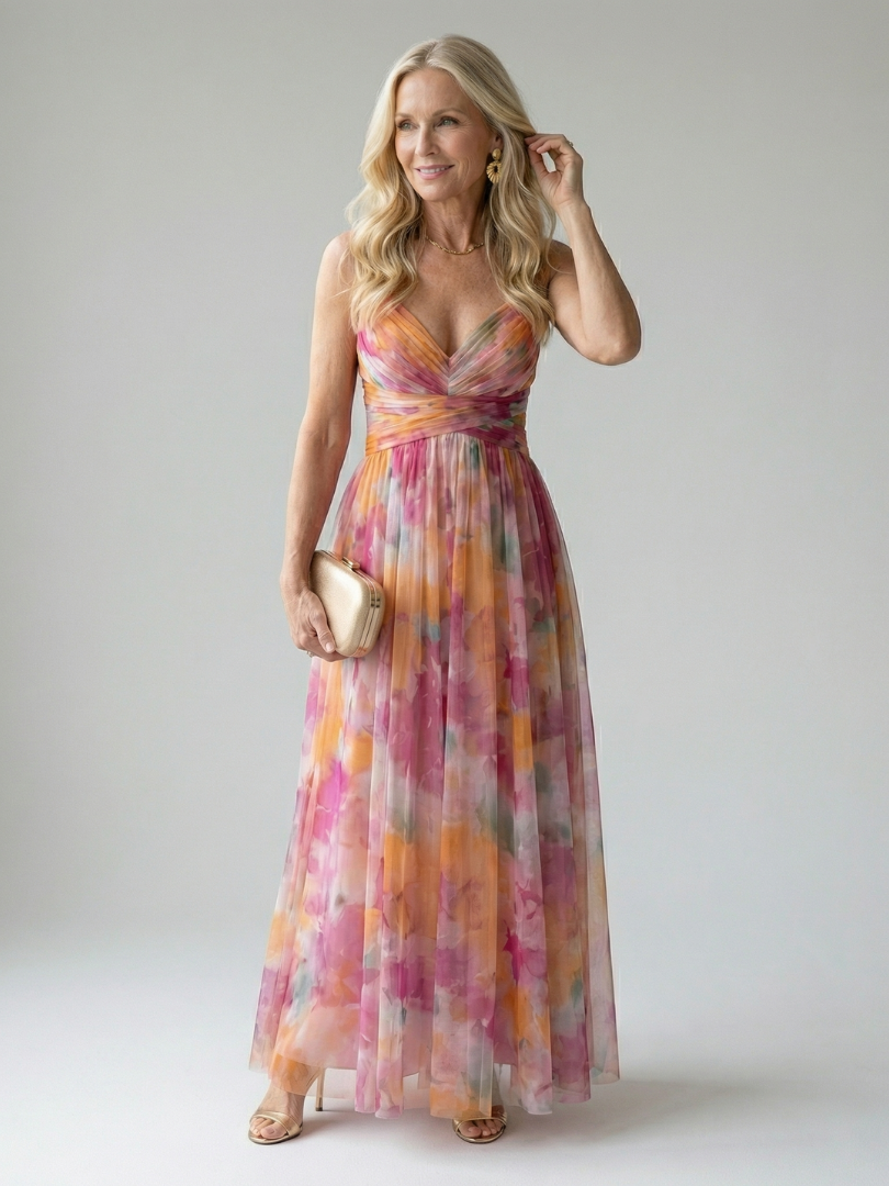Isabel | Vestido maxi envolvente ligero y elegante