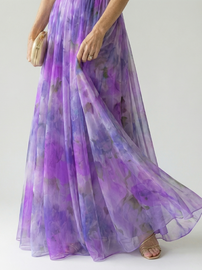 Isabel | Vestido maxi envolvente ligero y elegante