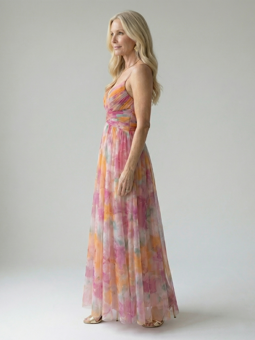 Isabel | Vestido maxi envolvente ligero y elegante