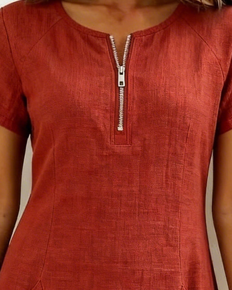 Lacy | Bata de Algodón-Lino Corte A