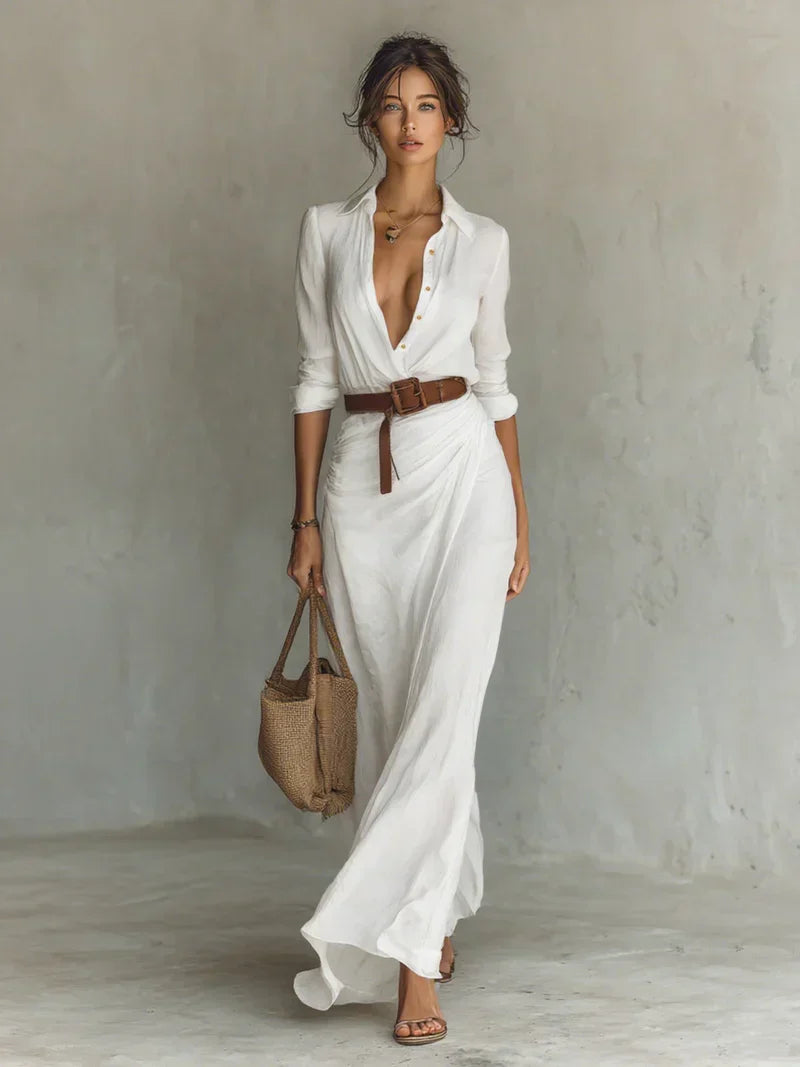 Victoria | Vestido largo elegante de encanto atemporal