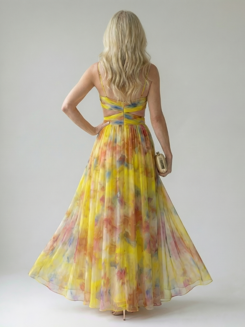 Isabel | Vestido maxi envolvente ligero y elegante