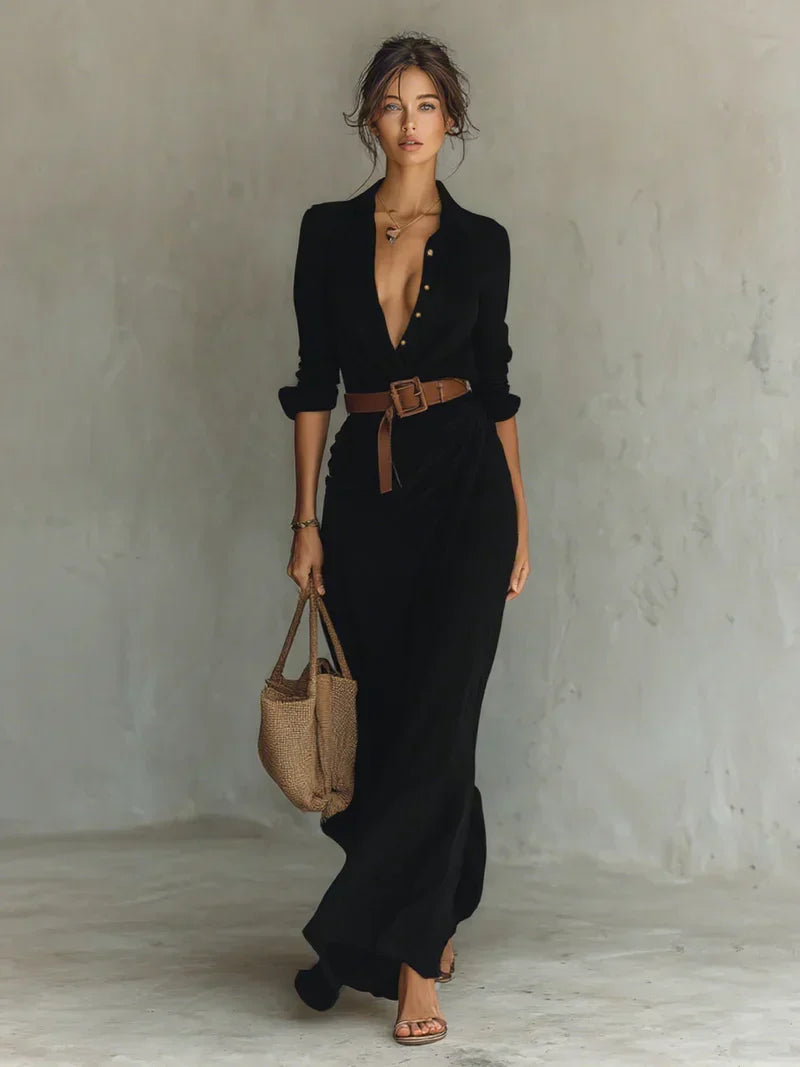 Victoria | Vestido largo elegante de encanto atemporal