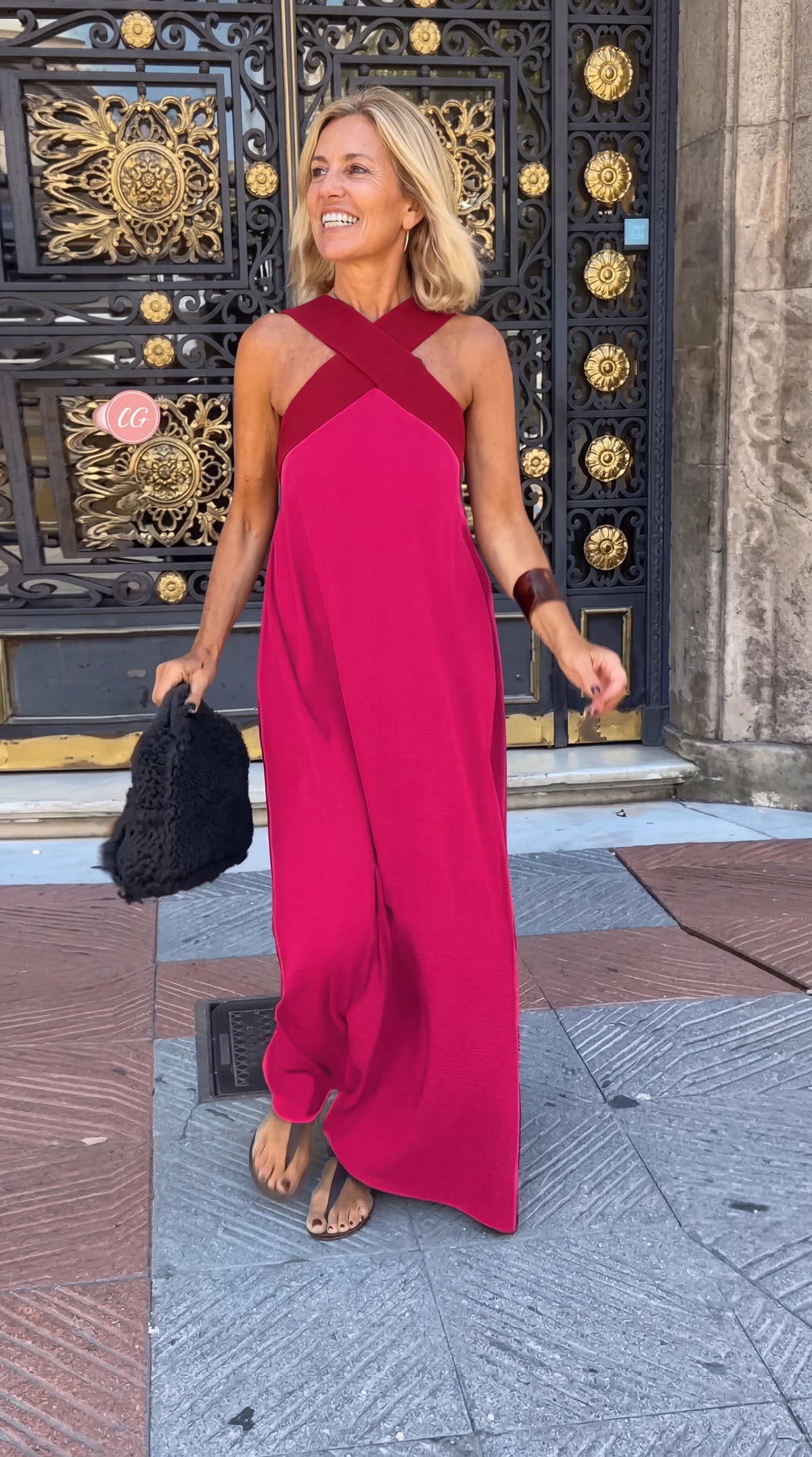 Renata | Vestido elegante de corte envolvente