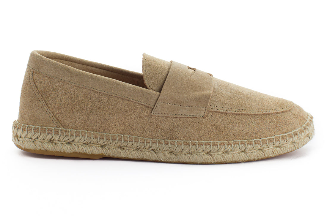 Mocasín de hombre ABARCA en serraje – Elegante y versátil