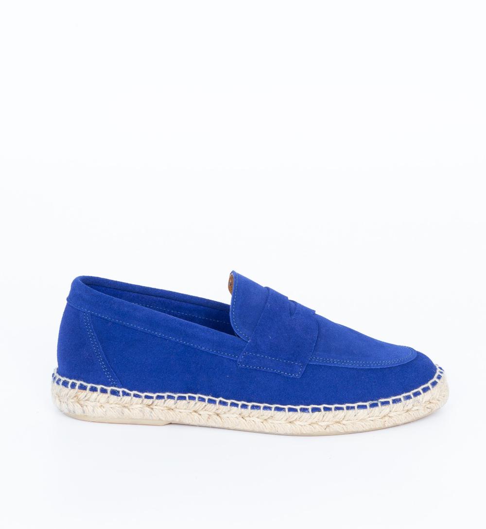 Mocasín de hombre ABARCA en serraje – Elegante y versátil