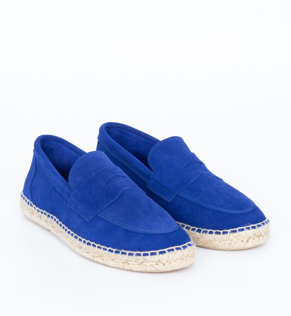 Mocasín de hombre ABARCA en serraje – Elegante y versátil