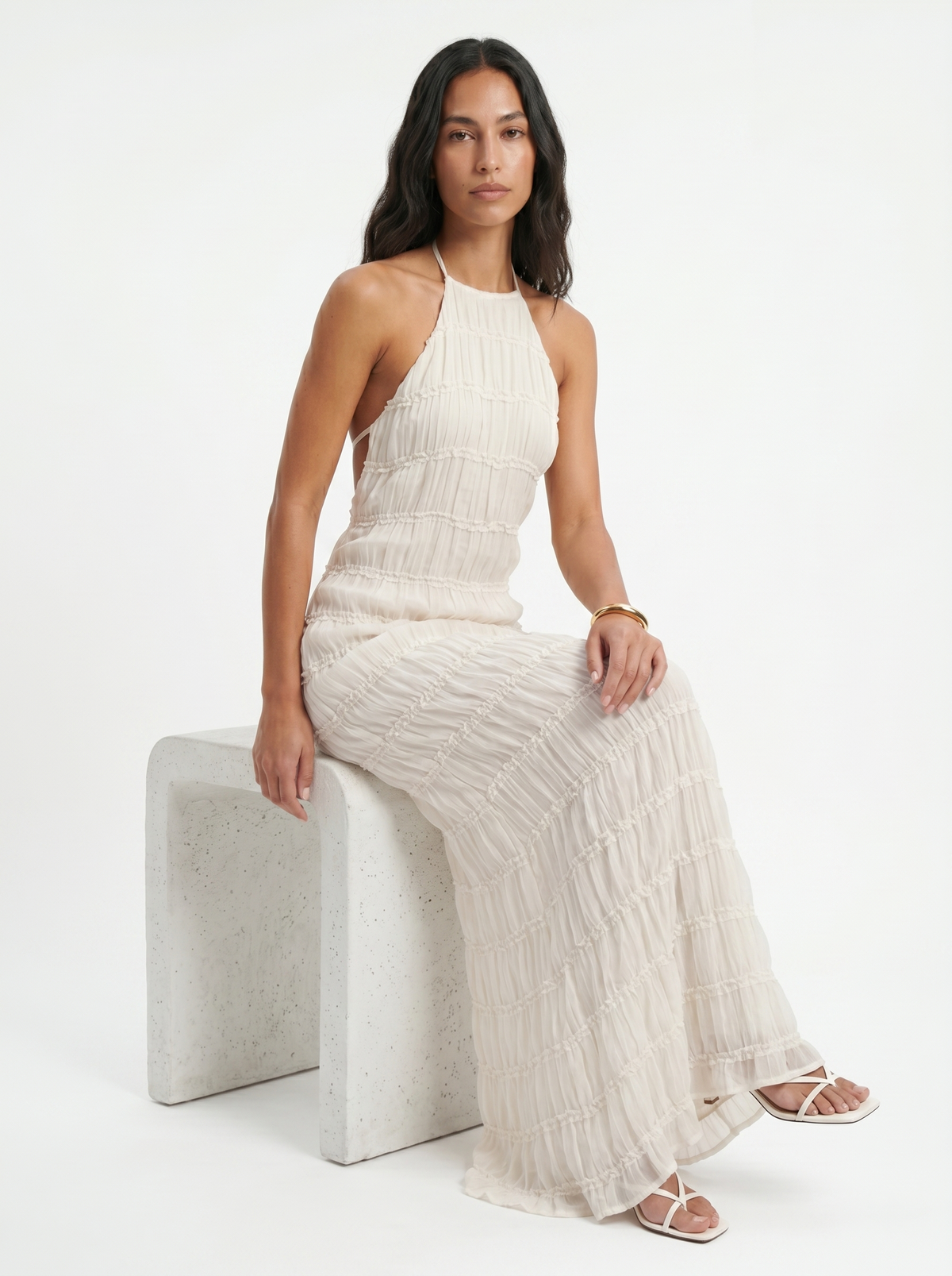 Celeste | Vestido Largo de Verano Minimalista