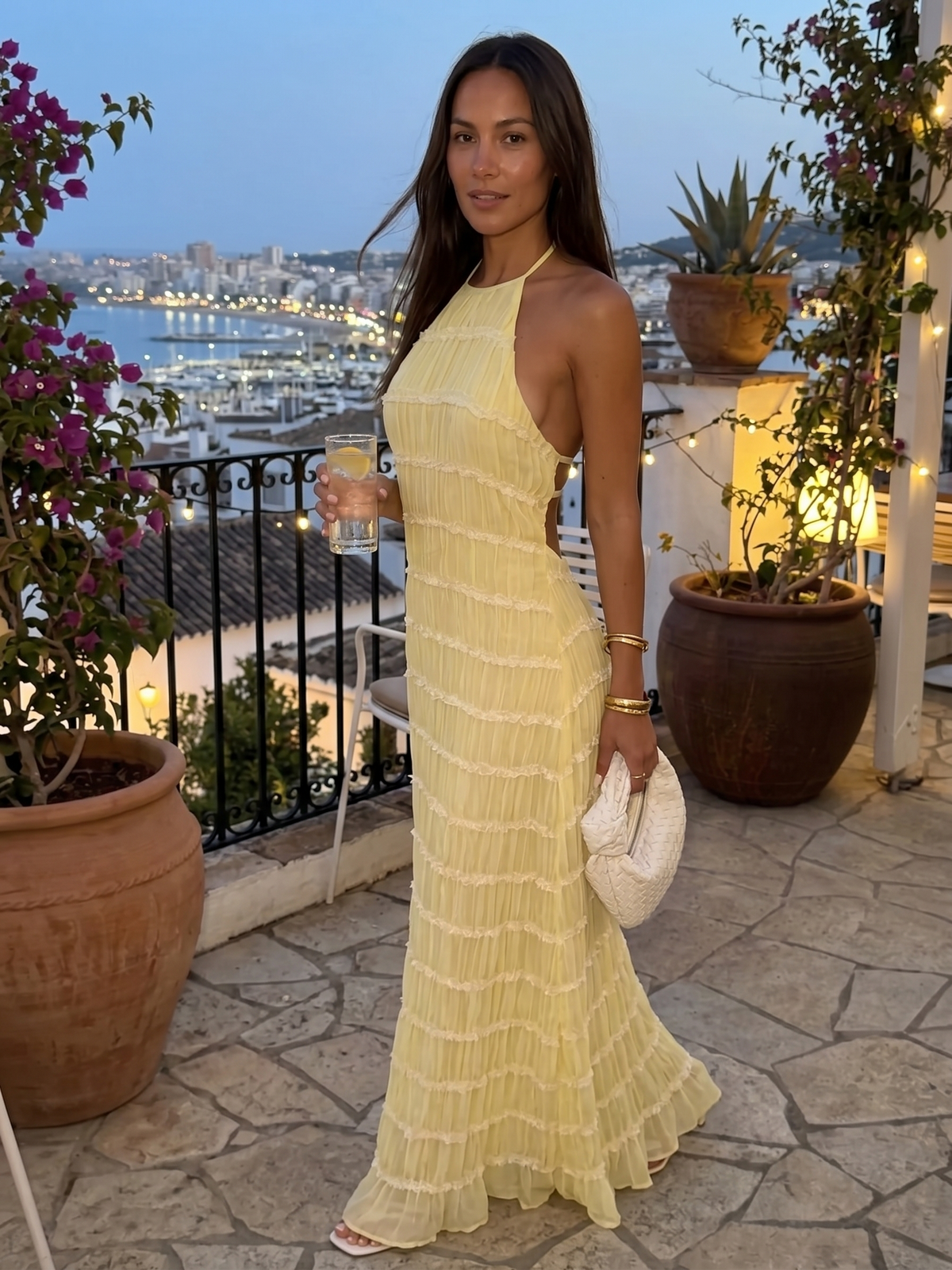 Celeste | Vestido Largo de Verano Minimalista