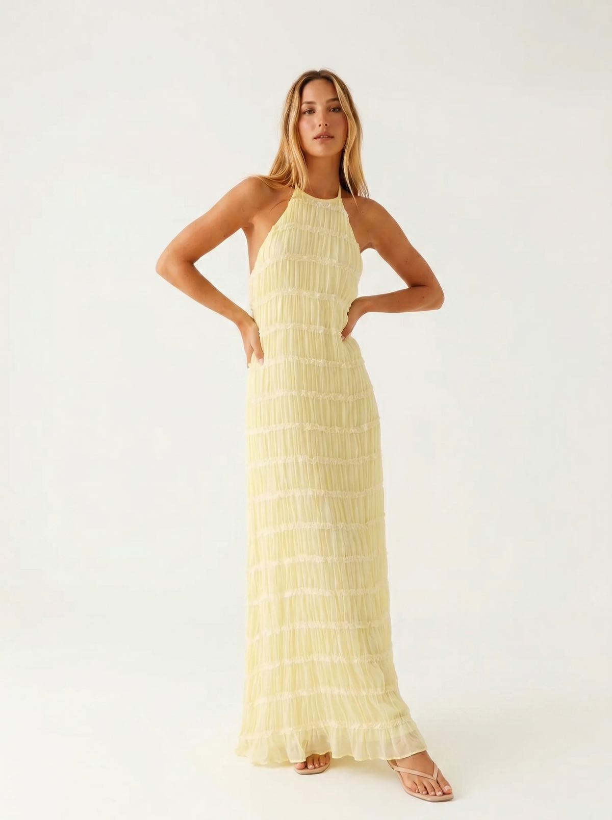 Celeste | Vestido Largo de Verano Minimalista
