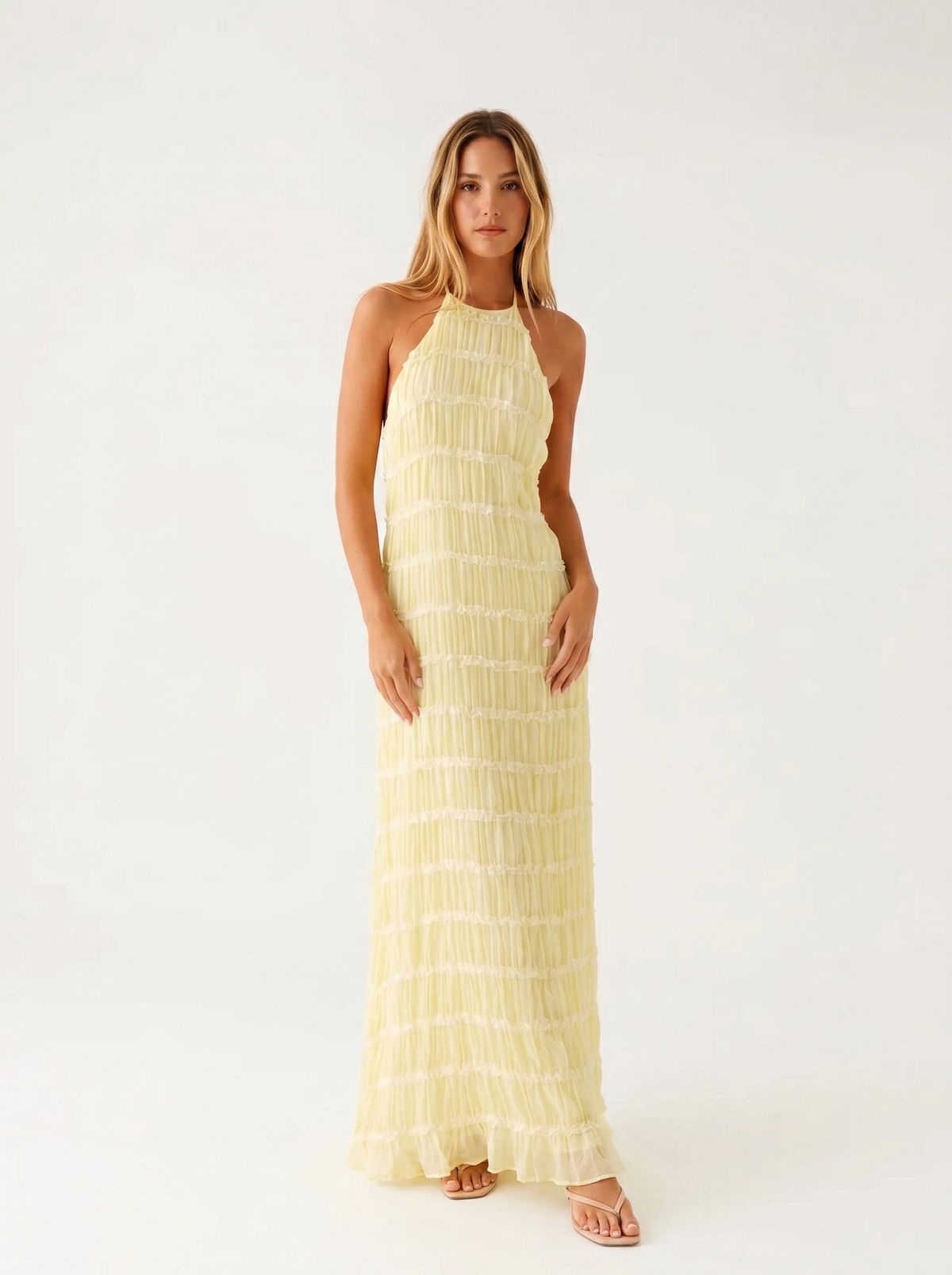 Celeste | Vestido Largo de Verano Minimalista