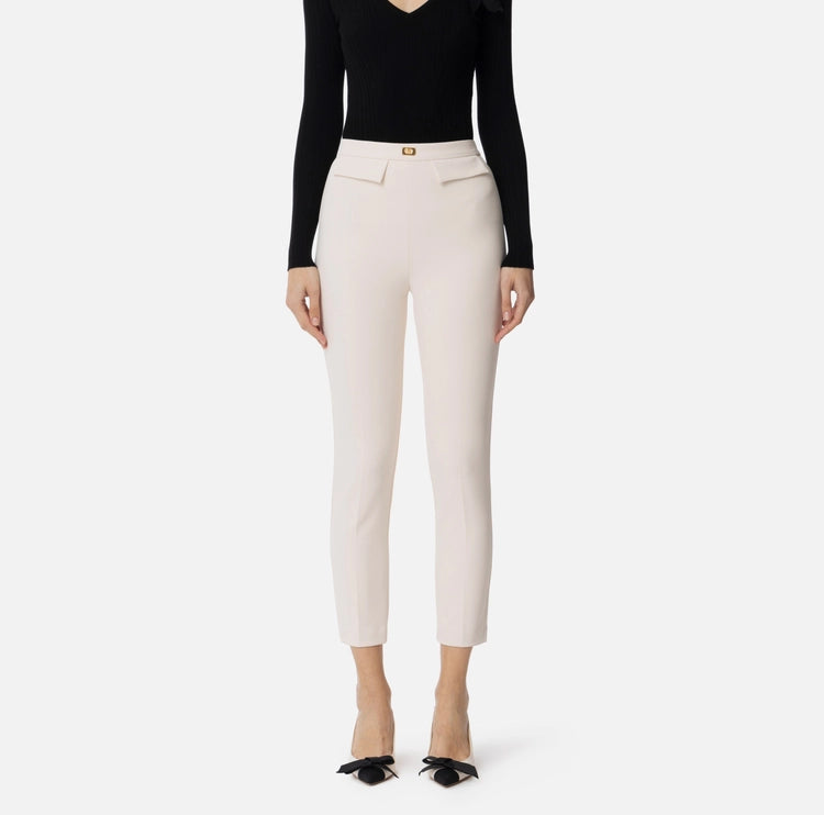 Pantalón de mujer Elisabetta Franchi PA07751E2 – Elegancia y estilo refinado