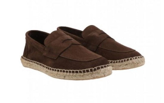 Mocasín de hombre ABARCA en serraje – Elegante y versátil