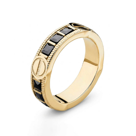 Anillo Olimpus Gemas Negras