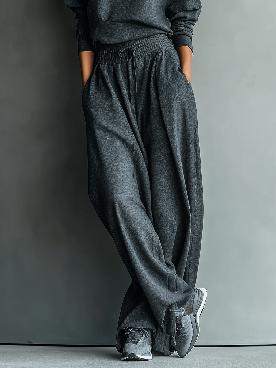 Ahinoa | Conjunto de punto con pantalón ancho