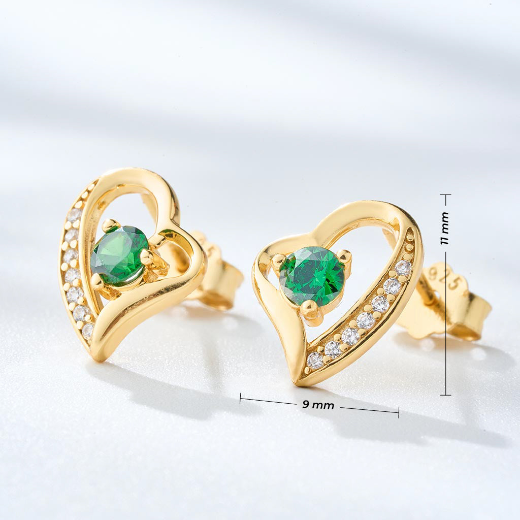 Aretes Nina Esmeralda: Esmeraldas Radiantes en un Diseño Elegante
