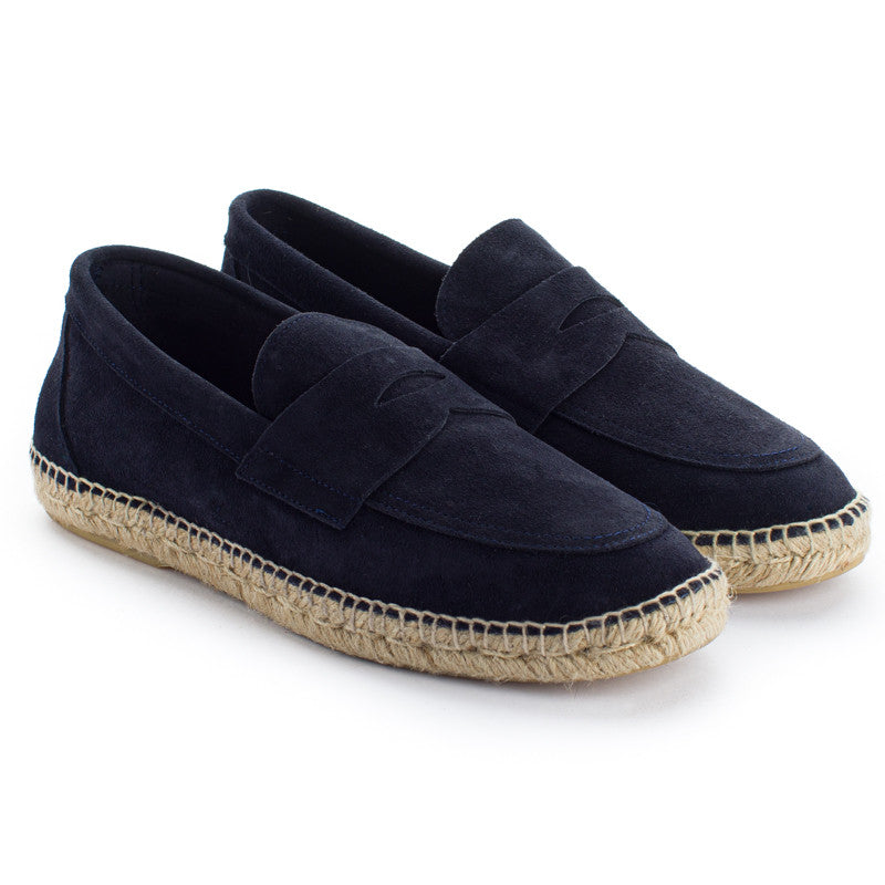 Mocasín de hombre ABARCA en serraje – Elegante y versátil