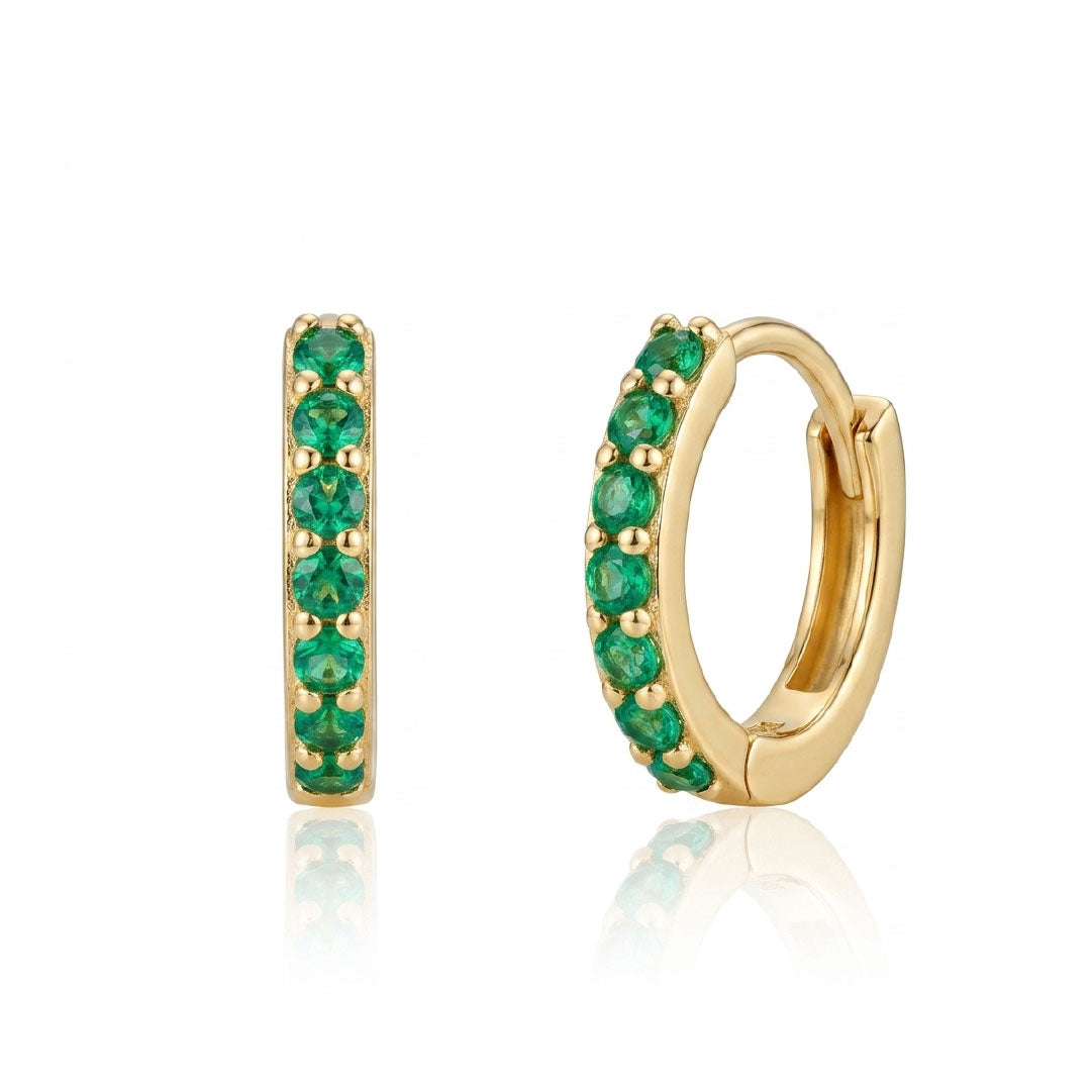Aretes Musa de Esmeralda